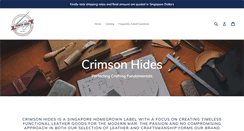 Desktop Screenshot of crimsonhides.com